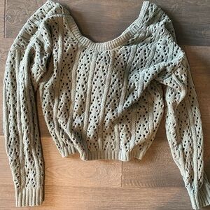 Open Back Sweater